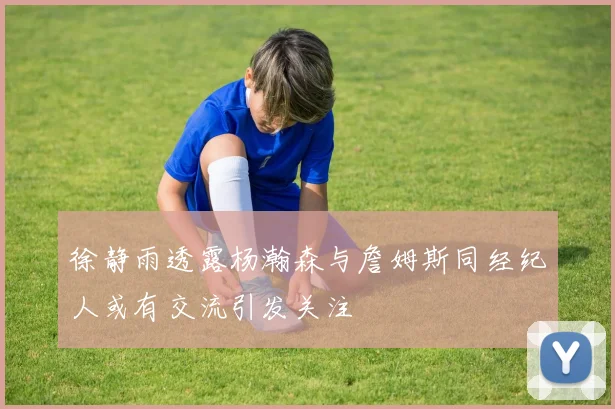 徐静雨透露杨瀚森与詹姆斯同经纪人或有交流引发关注